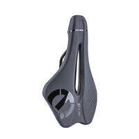 ESLNF Bicycle Saddle PU Comfortable Mountain Road Bike Saddle Non-slip Shock Absorbing Hollow Breathable Cushion Bike Parts