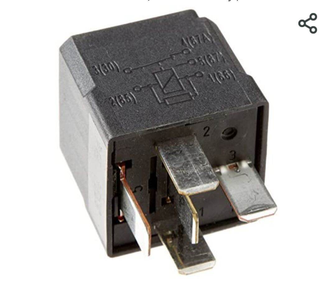 Relay 5 Terminal Multi Purpose Relay 12volts 30 Ampers Heavy Duty