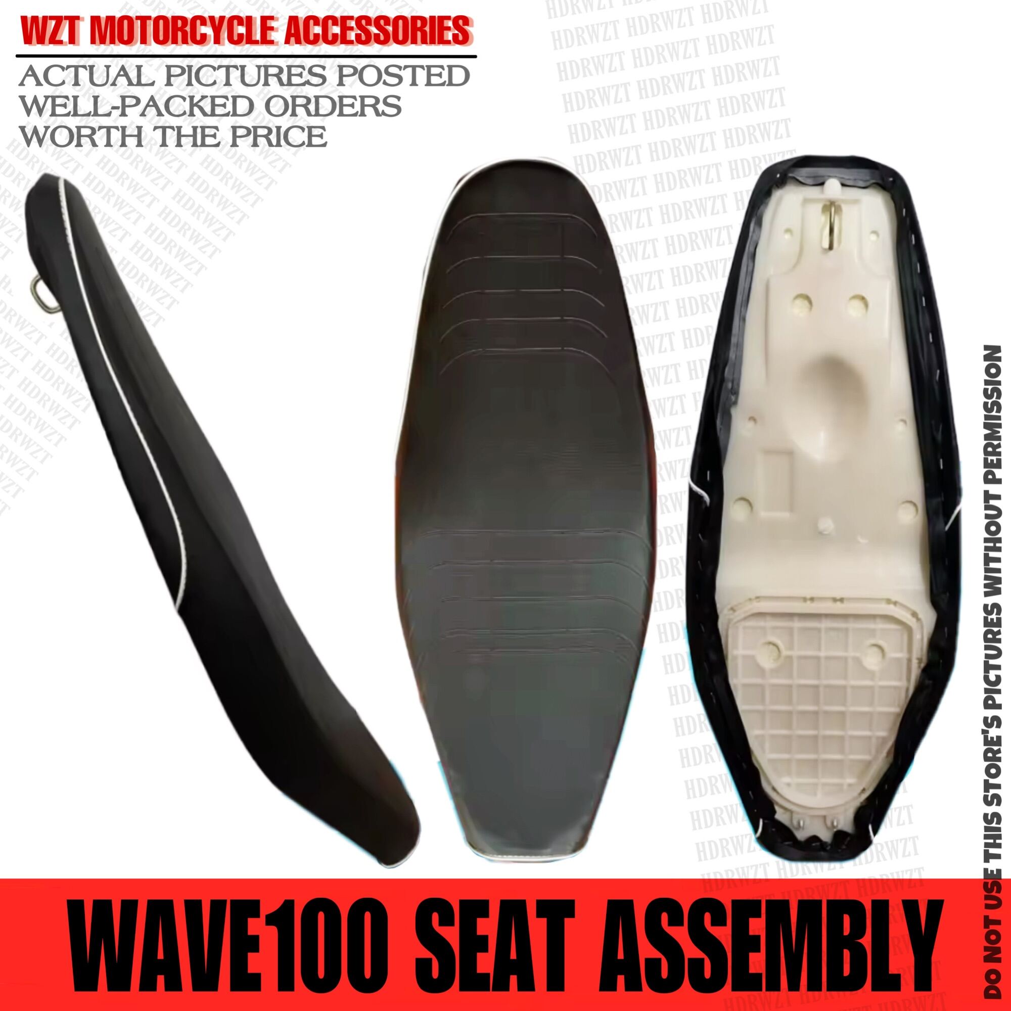 Csl Honda Wave100 Wave 100 Seat Assembly Plastic Frame With Foam Motorcycle Accessories Lazada Ph 4220