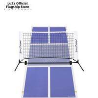 Luzz Pickleball | Indoor Mini Pickleball Court Set Ball Mat Net Silent Noise Reduction Training Equipment Portable Pickleball Net with Stand Pickleball Ball Pickleball Accessories