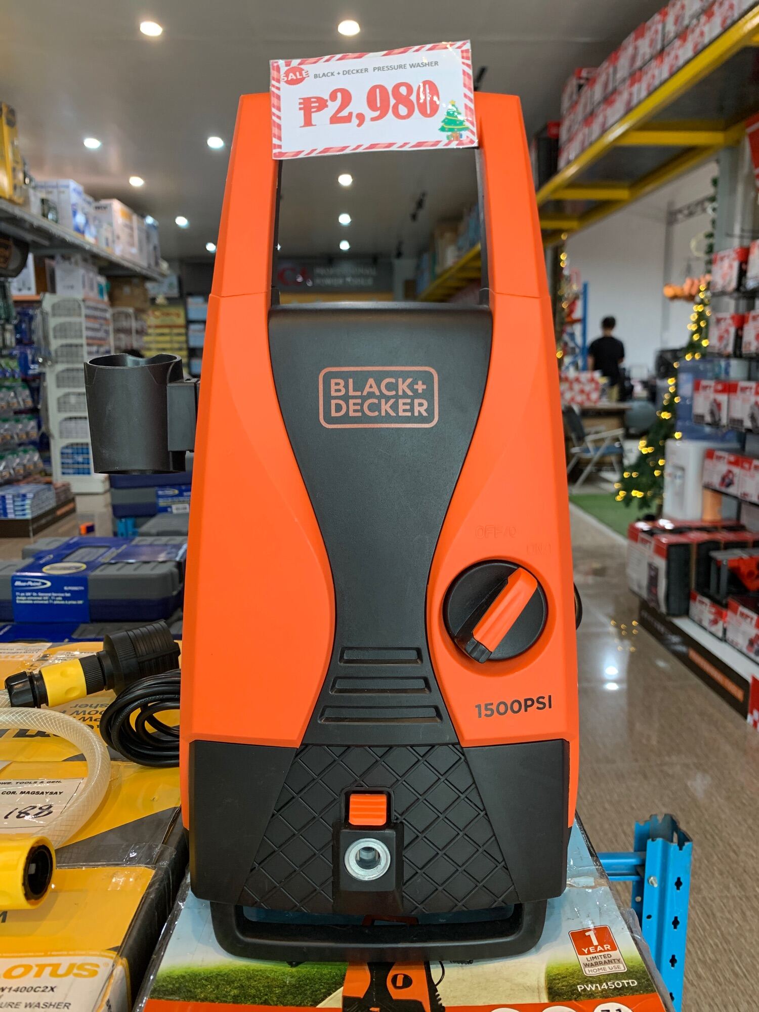 ORIGINAL Black and Decker Portable Pressure Washer 1500PSI Complete