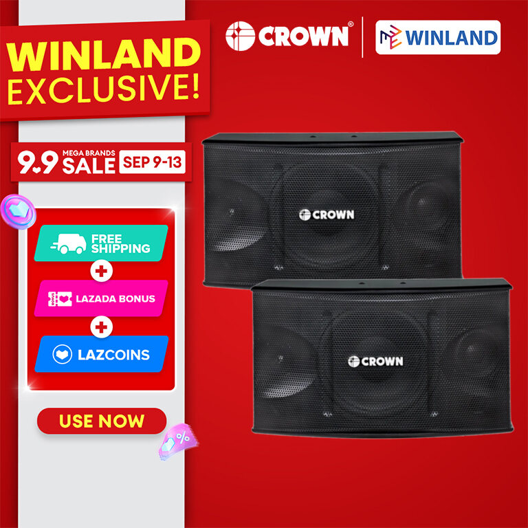 Winland Crown 3-Way Karaoke Speaker System 750W (1288 pieces)