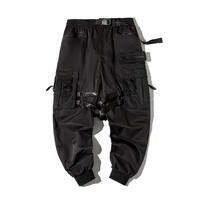 AOGZ | AOGZ Mens Outdoor Work Pants Spring Autumn Loose Trousers Mountain Climbing Tactical Cargo Pants Elastic Waist Cargo Trousers