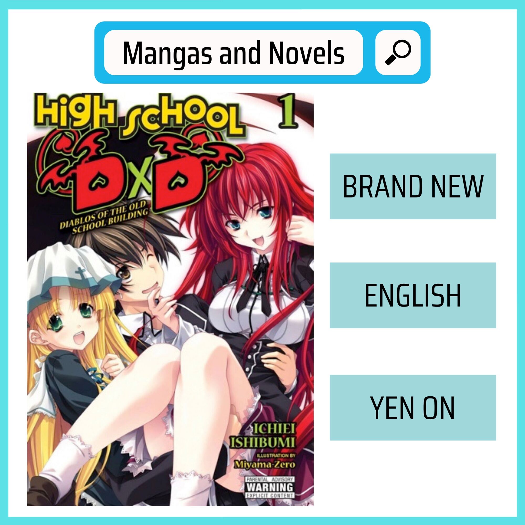 High School DxD – English Light Novels