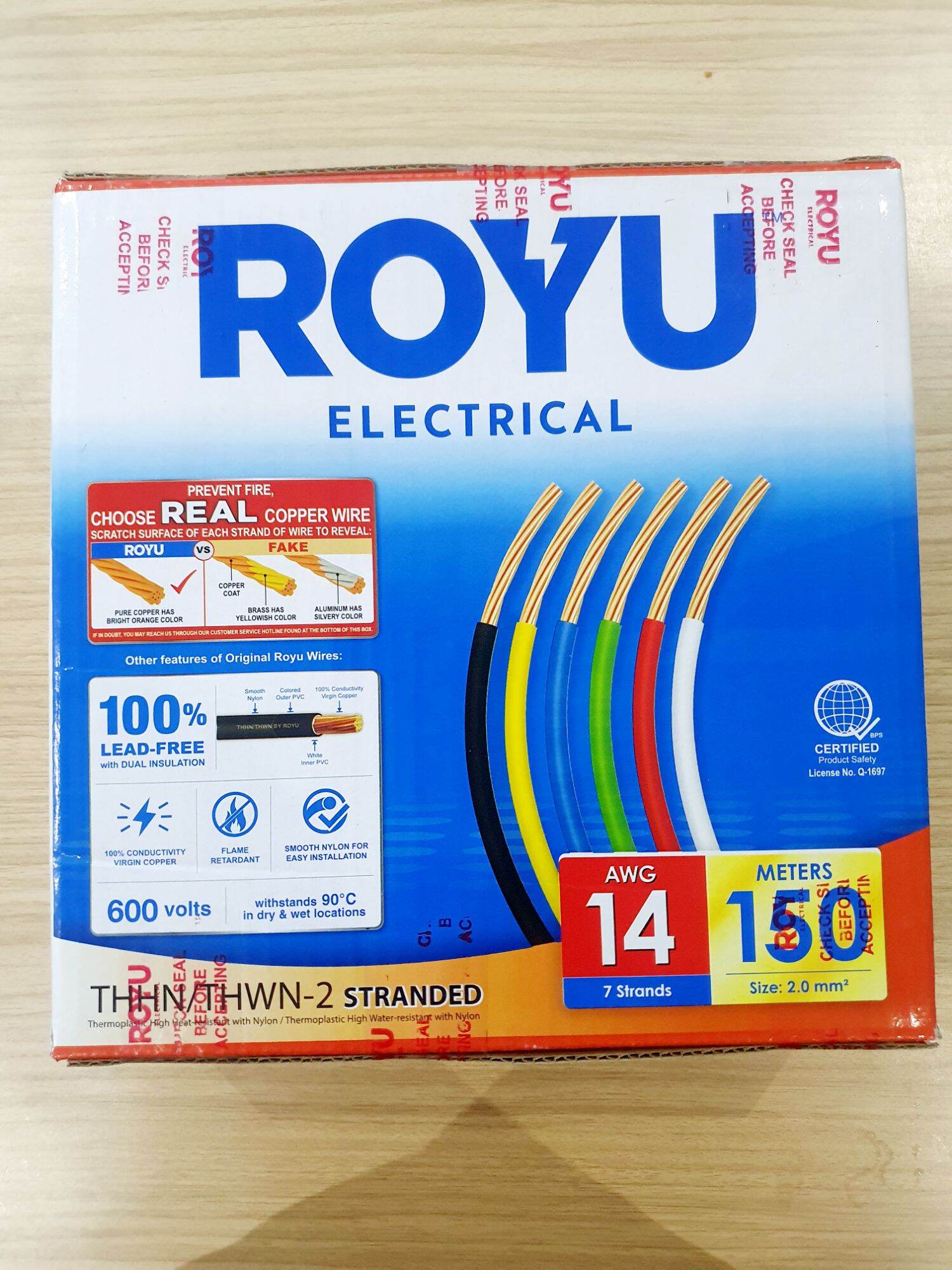 royu-thhn-thwn-2-stranded-wire-14-wire-12-wire-150-meter-per-box-wire