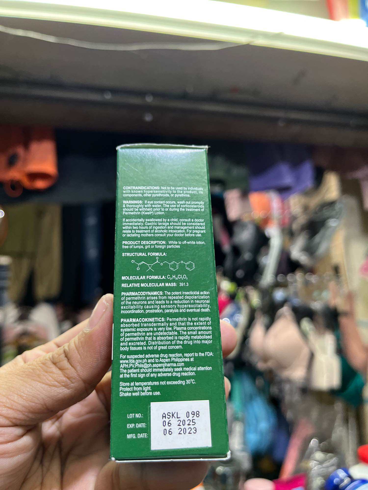 Permethrin Kwell Shampoo/Lotion 60ml. 