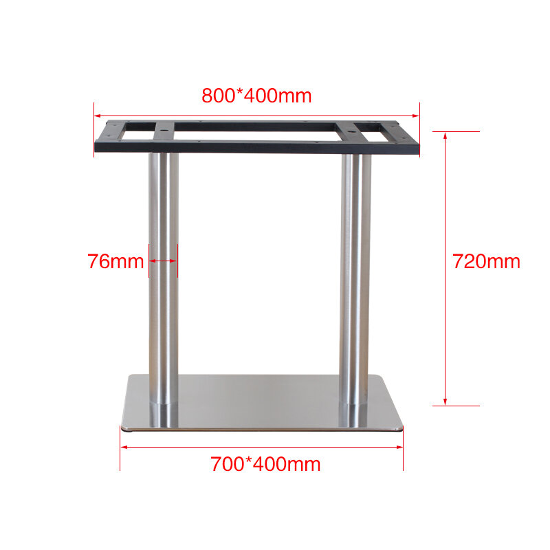 Western Restaurant Table Leg Bracket Dining Table Rack Stainless Steel
