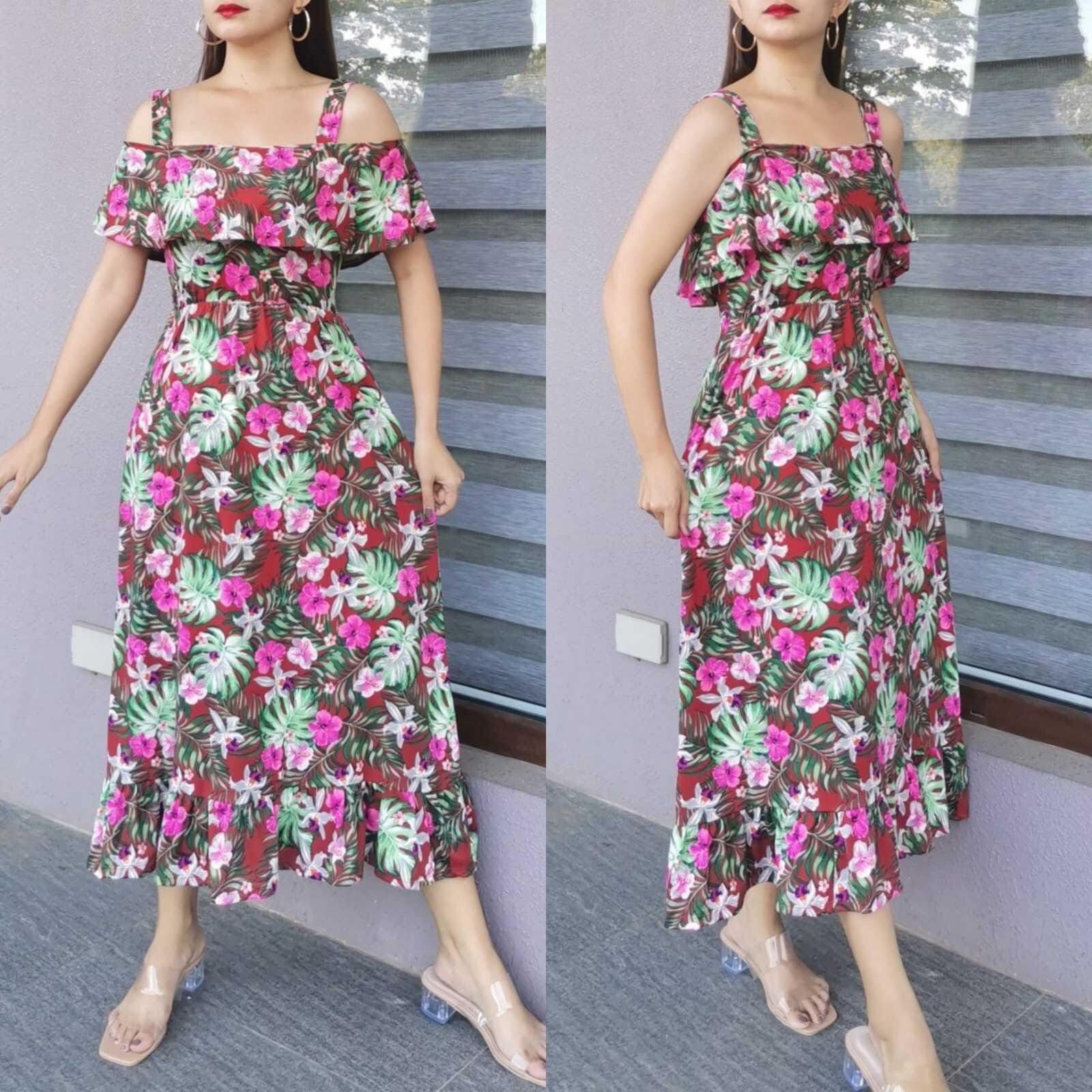 Scarlette maxi dress printed/floral | Lazada PH