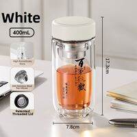 Fuguang | Business Double Layer Tea Glass Cup
