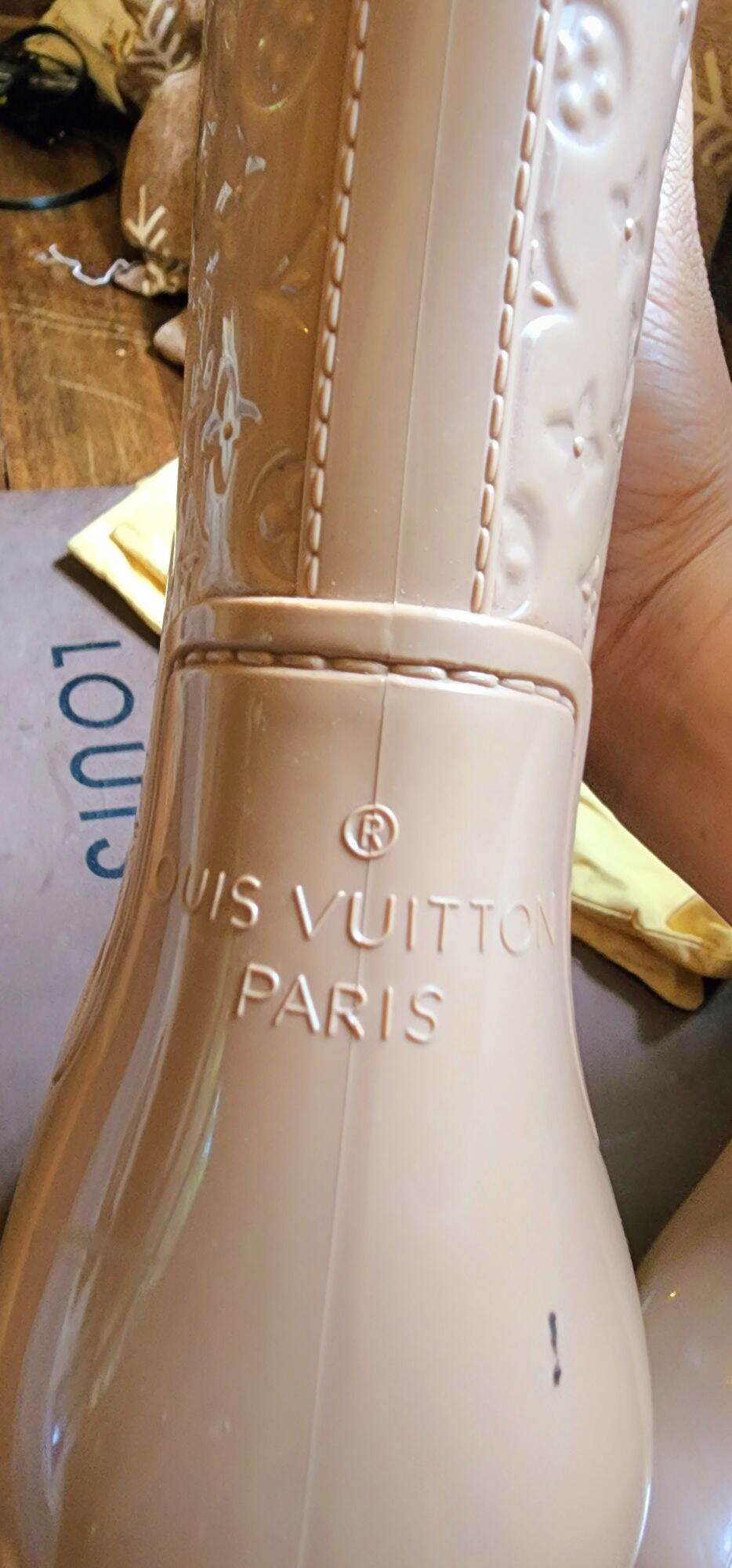 Louis Vuitton Monogram Plat Shrine Boots