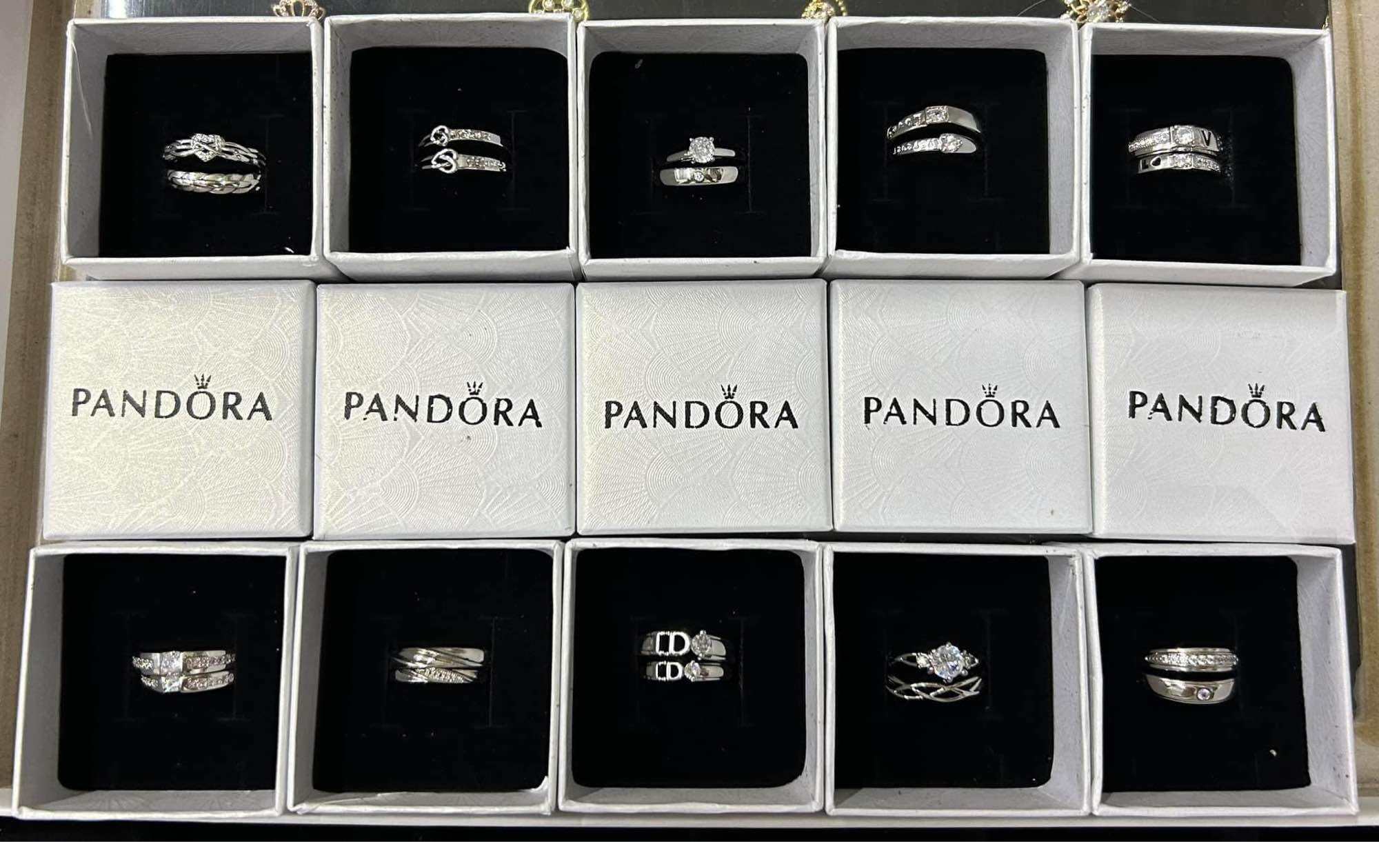 Couple ring pandora ring set