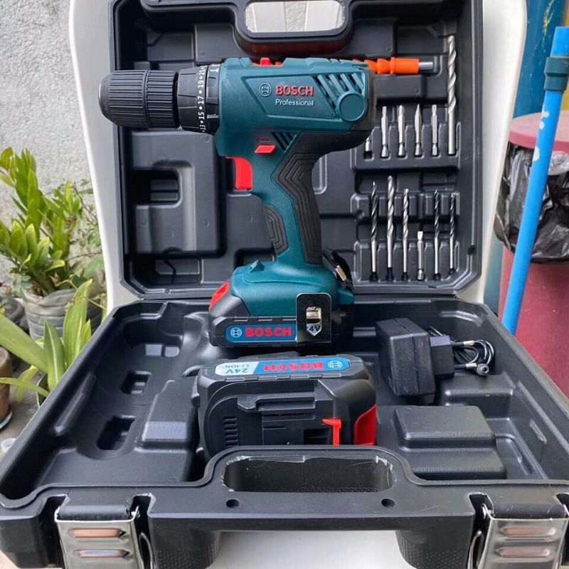 Bosch cordless hammer on sale drill 24v