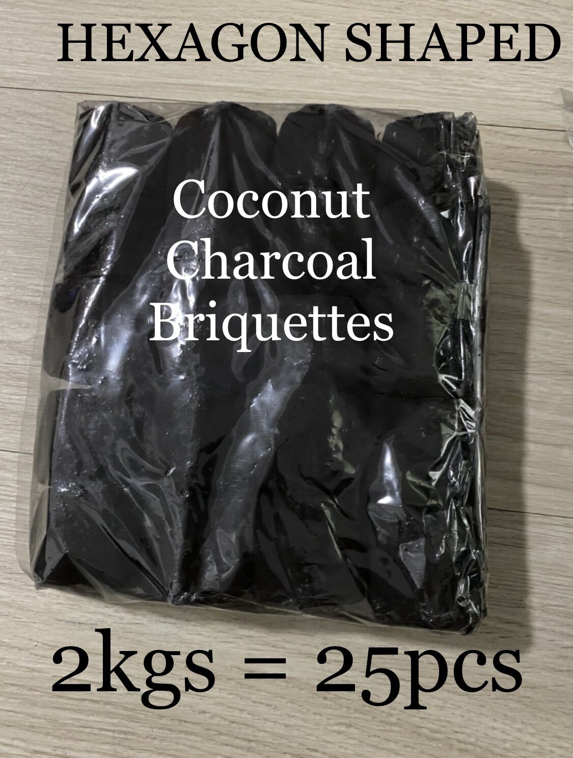 3kgs HEXAGON SHAPED COCONUT CHARCOAL BRIQUETTES Lazada PH