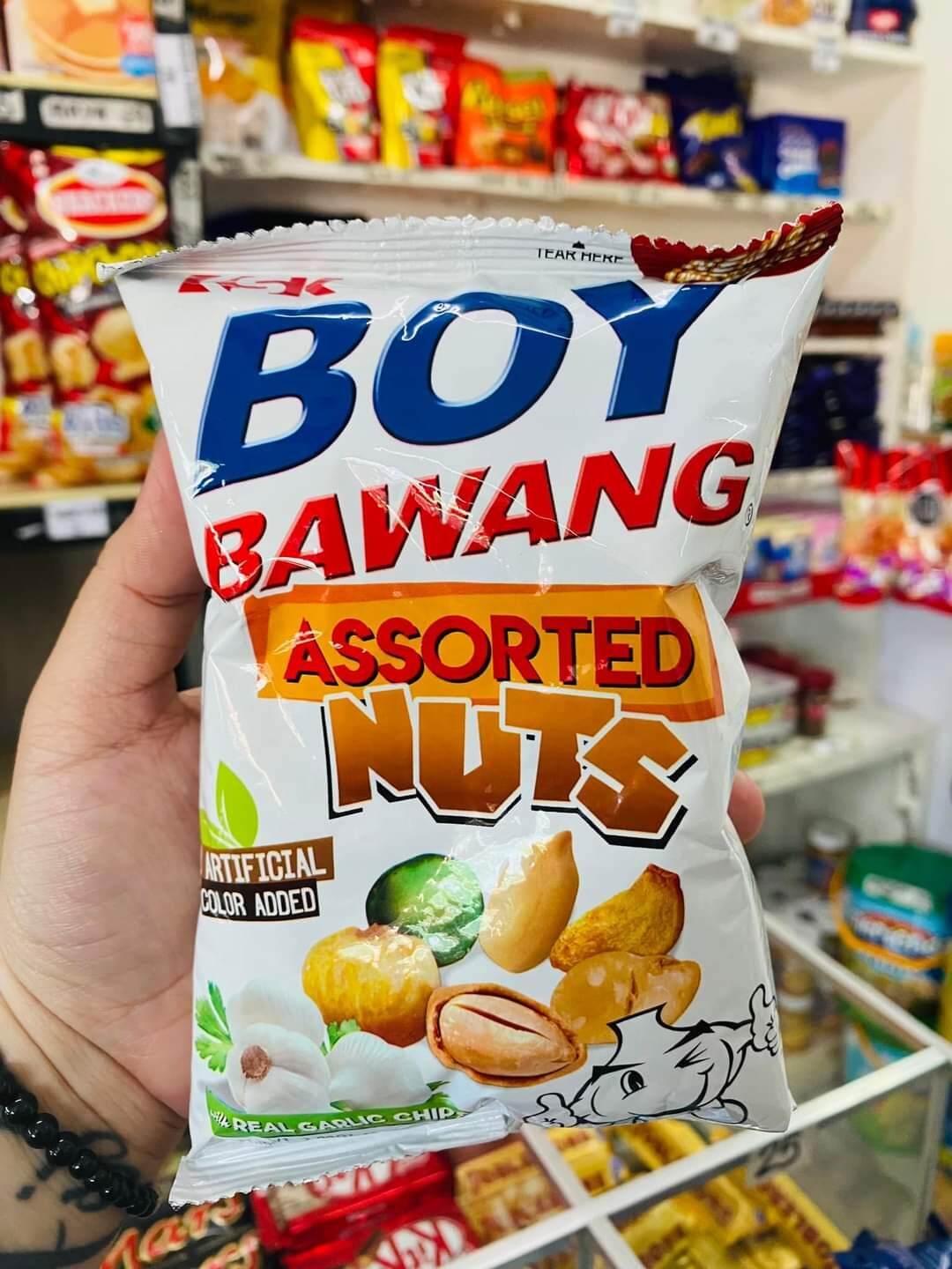 Boy Bawang Assorted Nuts / Peanuts / Cracker Nuts / Snack Mix / 90 G ...