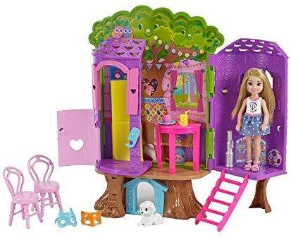 Barbie club chelsea online treehouse playset