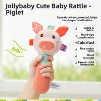 Jollybaby | Baby Soothing Hand Rattle 0-1 Years Old Infant Educational Plush Toy