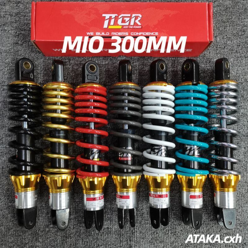 Motorcycle Rear Shock 300mm for Honda, Yamaha, and Suzuki