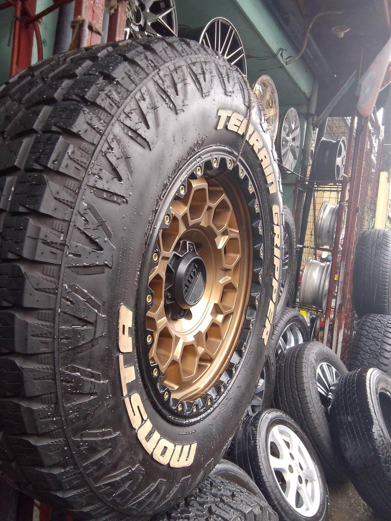 MONSTA TERRAIN GRIPPER 265/65R17 265/6517 116T RWL ホワイトレター モンスタ テレーン グリッパー オールテレーン｜タイヤ、ホイール