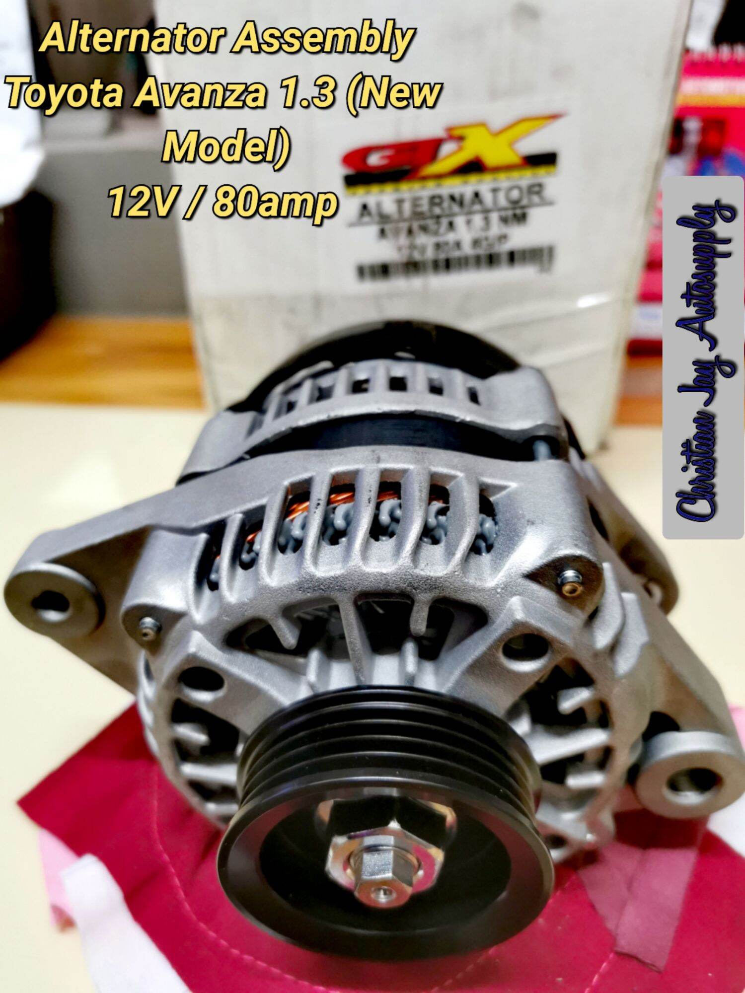 Gtx Alternator Assembly Toyota Avanza K3VE 1.3L 12V/80A 4 Grove Pulley