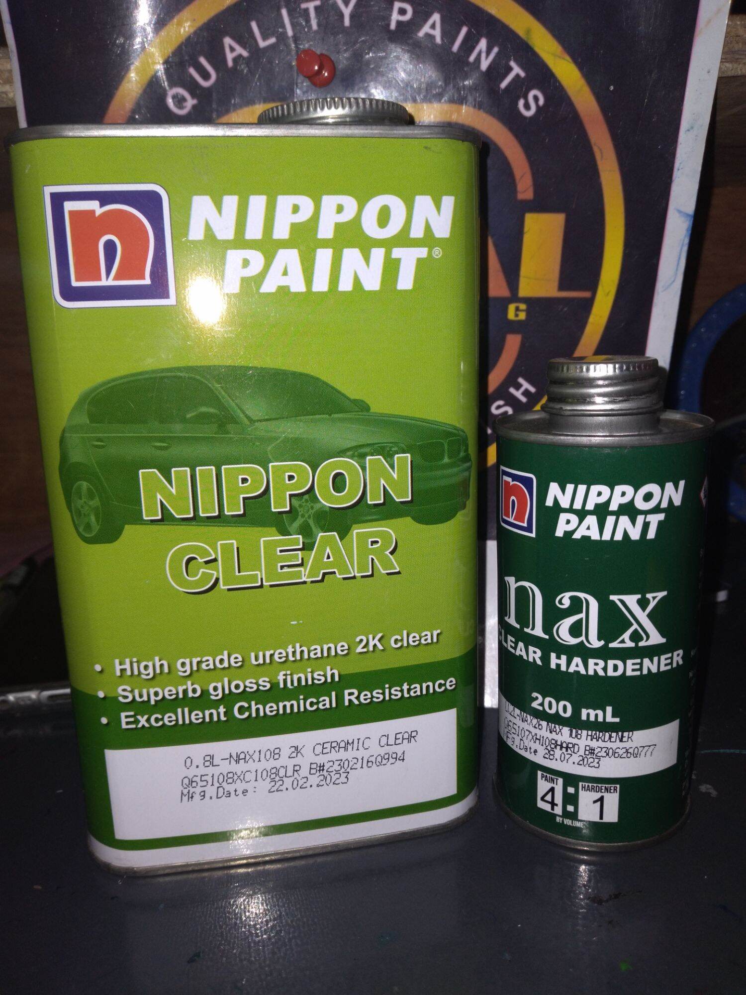 Nippon Clear Topcoat With Nax Clear Hardener Lazada Ph