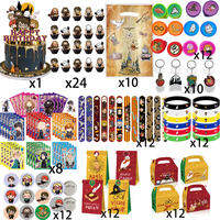 Beast Kingdom | Harry Potter New Arrival Birthday Party Decoration Paper Tableware Set Cup Cake Topppers Magic Theme Party Supplies Balloons