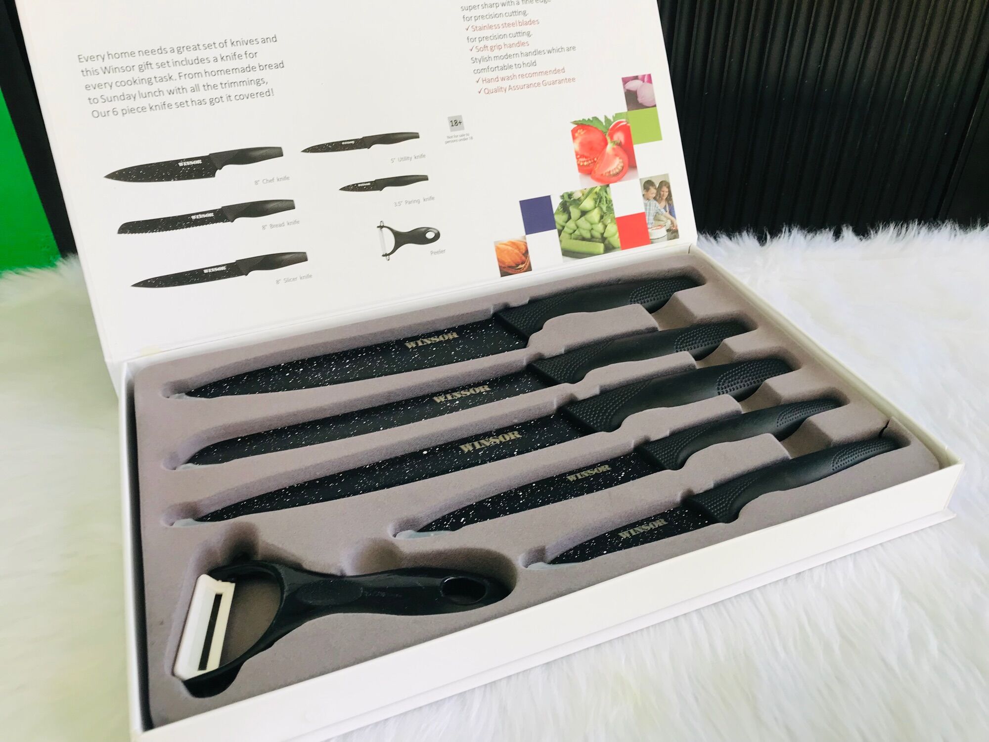 ORIGINAL WINSOR Kitchen Knife set of 6 pieces Lazada PH