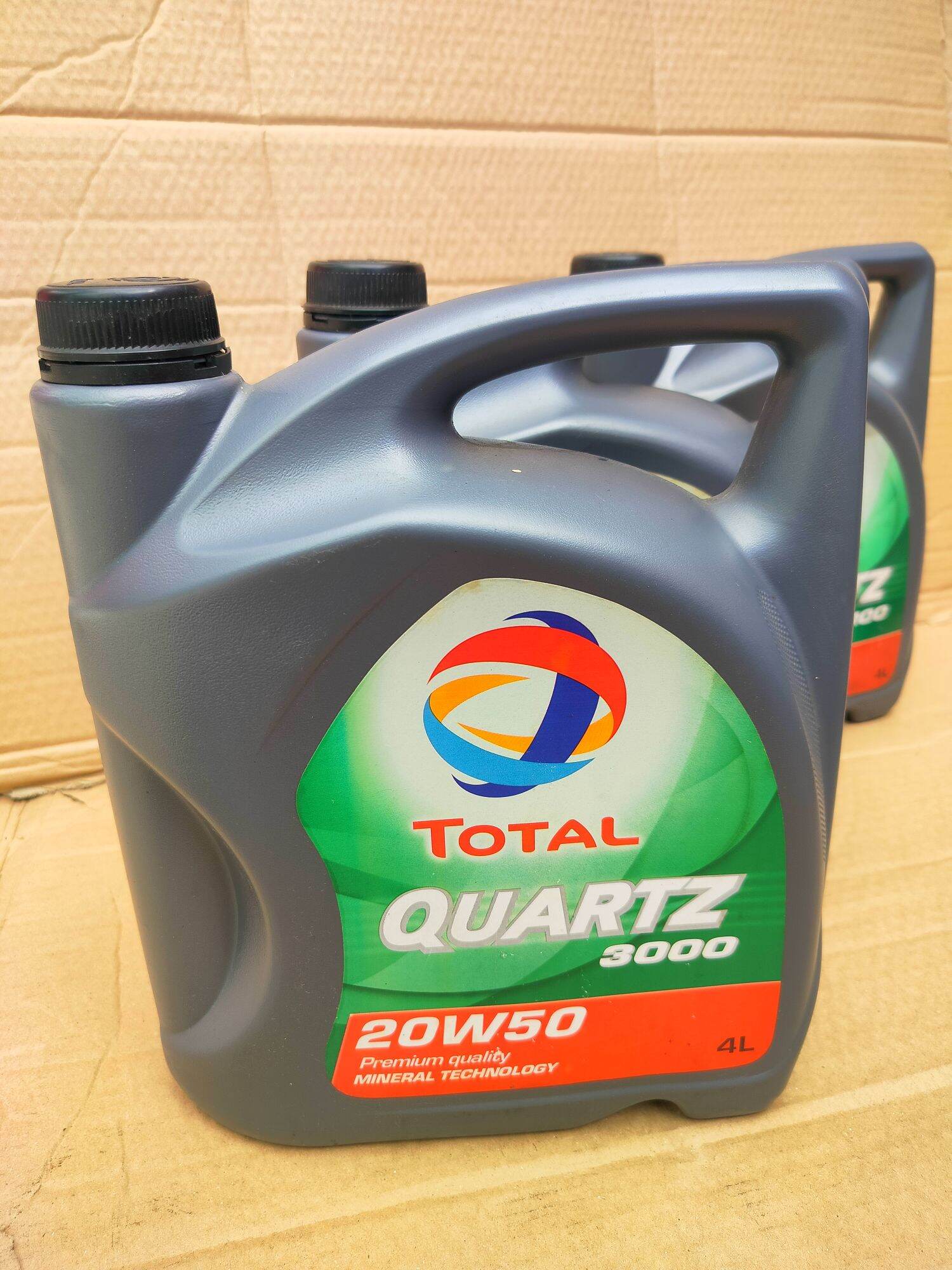 Total Quartz 3000 20W-50 Diesel Engine Oil (4Liters) | Lazada PH