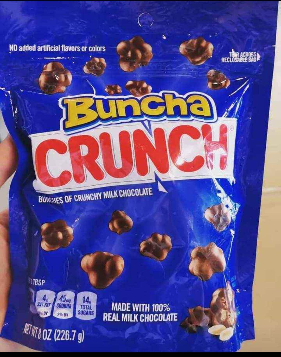 Nestle Buncha Crunch 226.7 grams. 