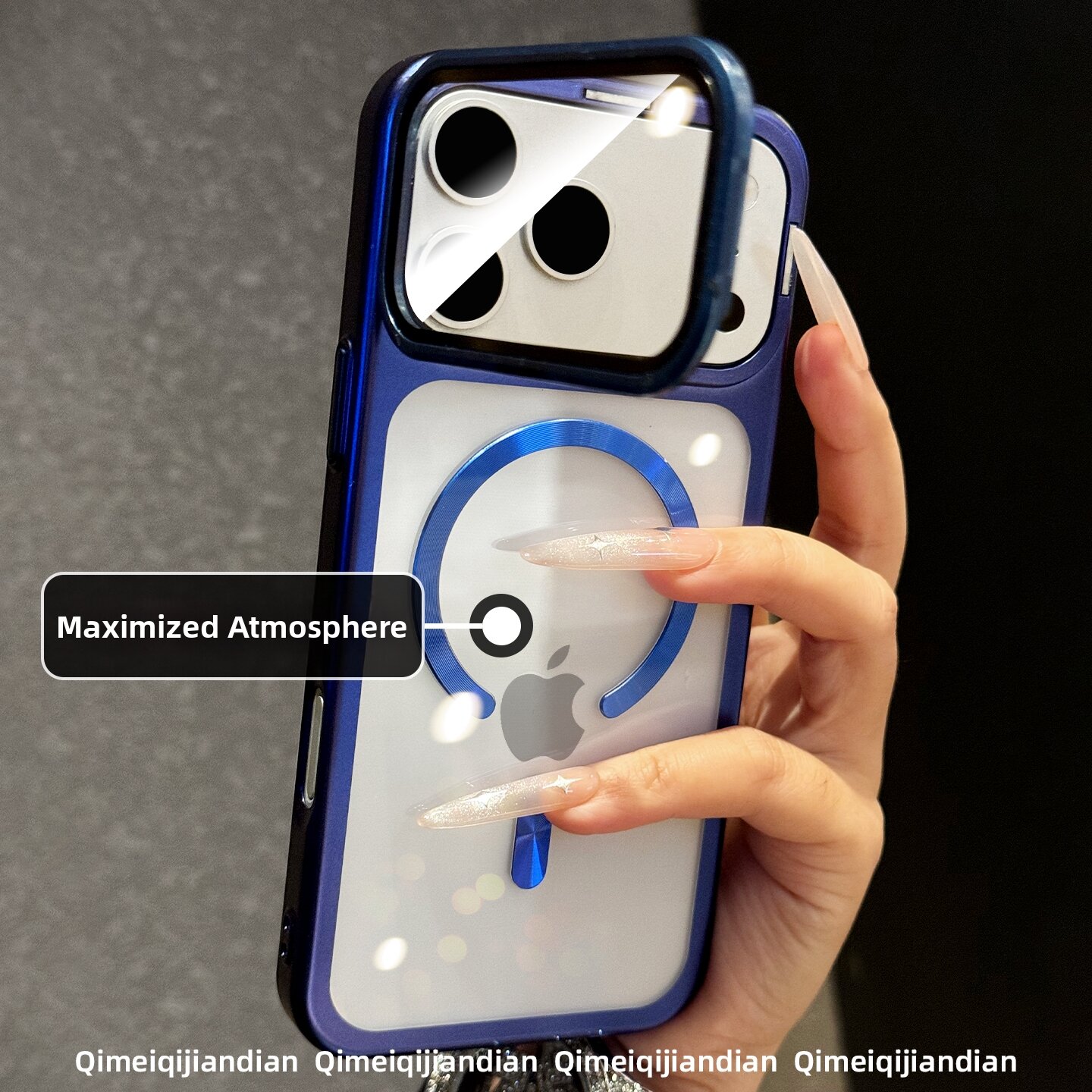 QI MEI. CASE / High Quality Magnetic iPhone Case With Lens Cover Support 17 Pro - Image 2