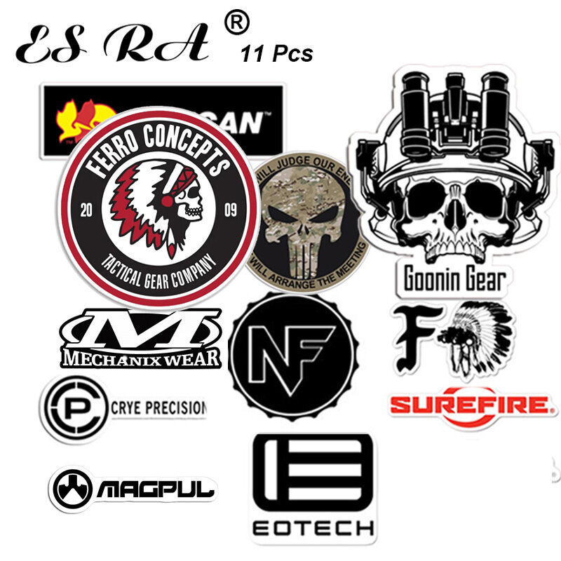 Car Stickers Tactical Pegatinas Mix Size 11Pcs/Set Laptop Decals Waterproof Vinyl for Bottle Laptop Decora Gift