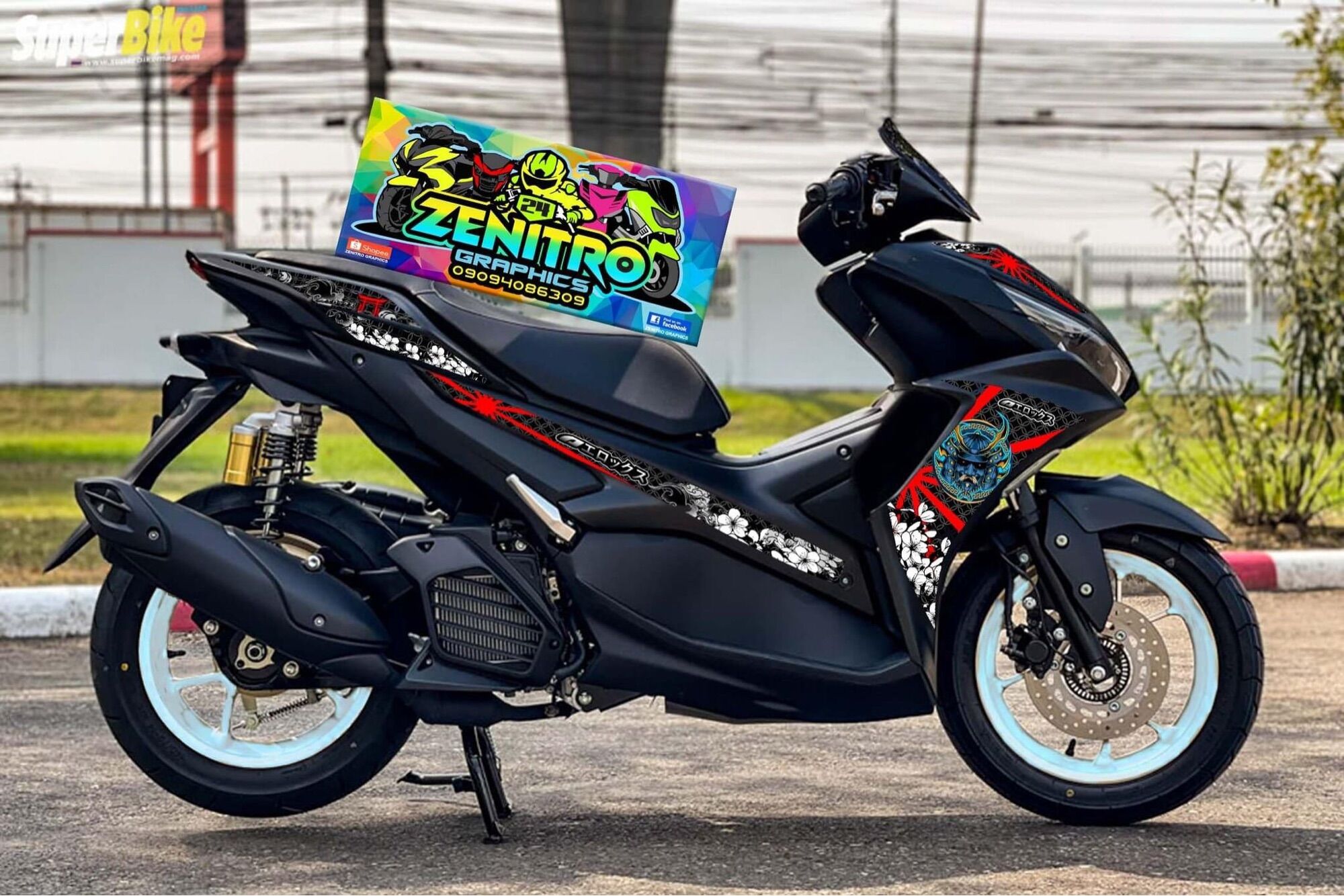 Aerox version Petronas Decals