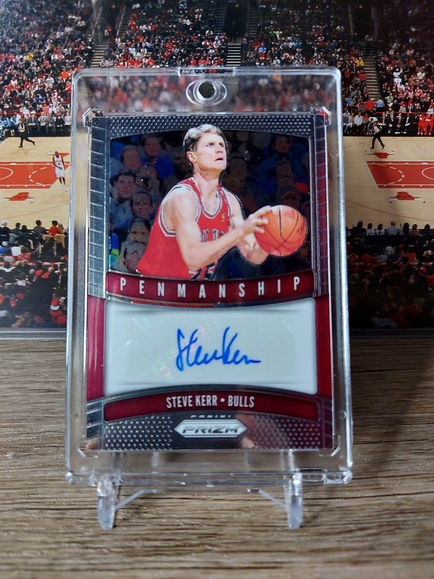 auto NBA card champion Steve Kerr 2019 Prizm Penmanship Bulls mint-nmnt |  Lazada PH