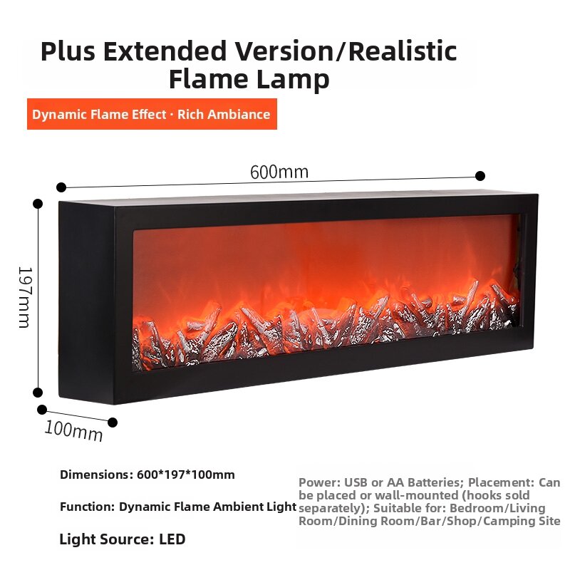 YOULIMEIJIA | Flame Imitation Mood Light Minimalist Tabletop Decor