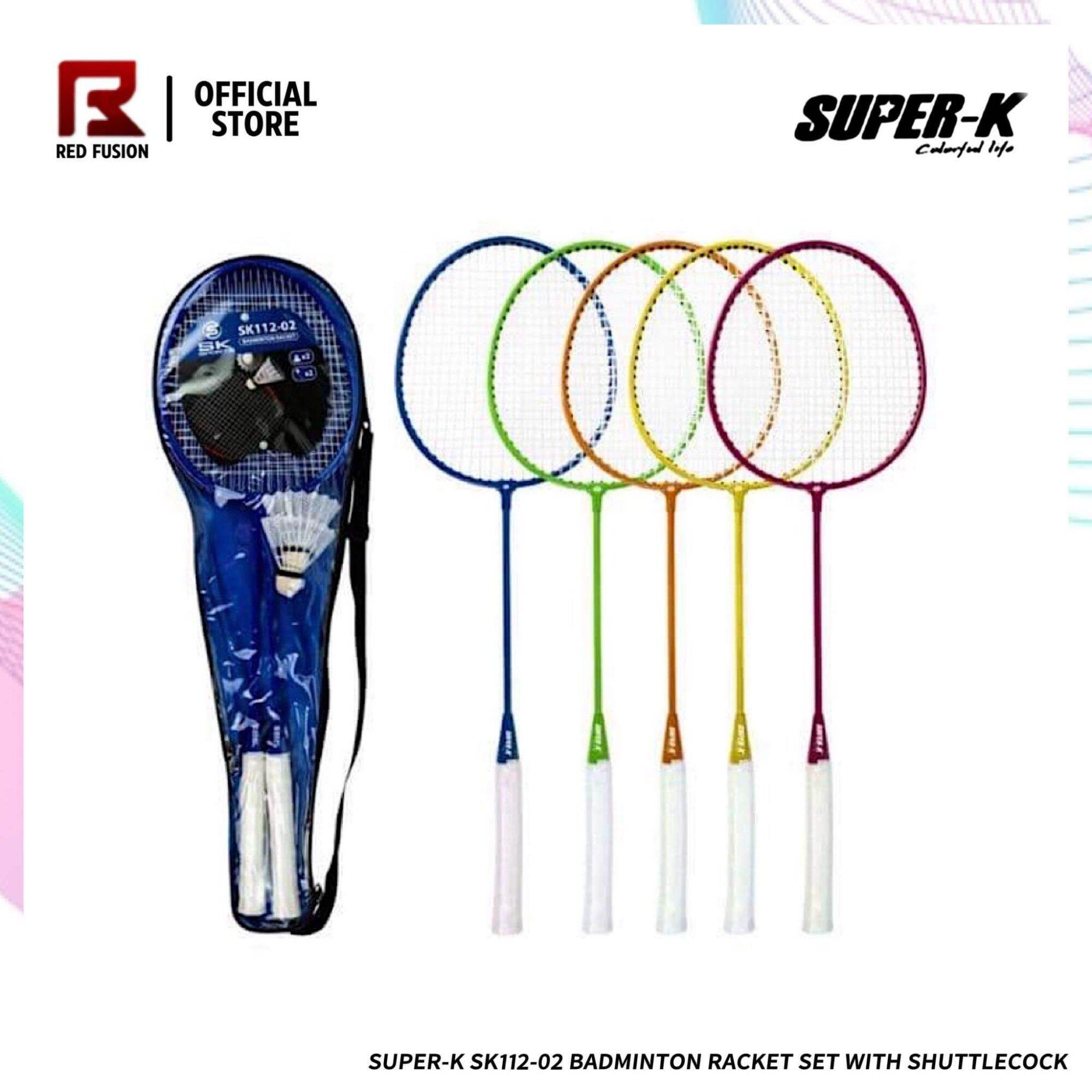 SuperK SK11202 Badminton Racket Set with Shuttlecock Lazada PH
