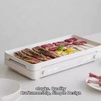 [China Plug Adapter Needed] Multifunctional Electric Griddle and Hot Pot