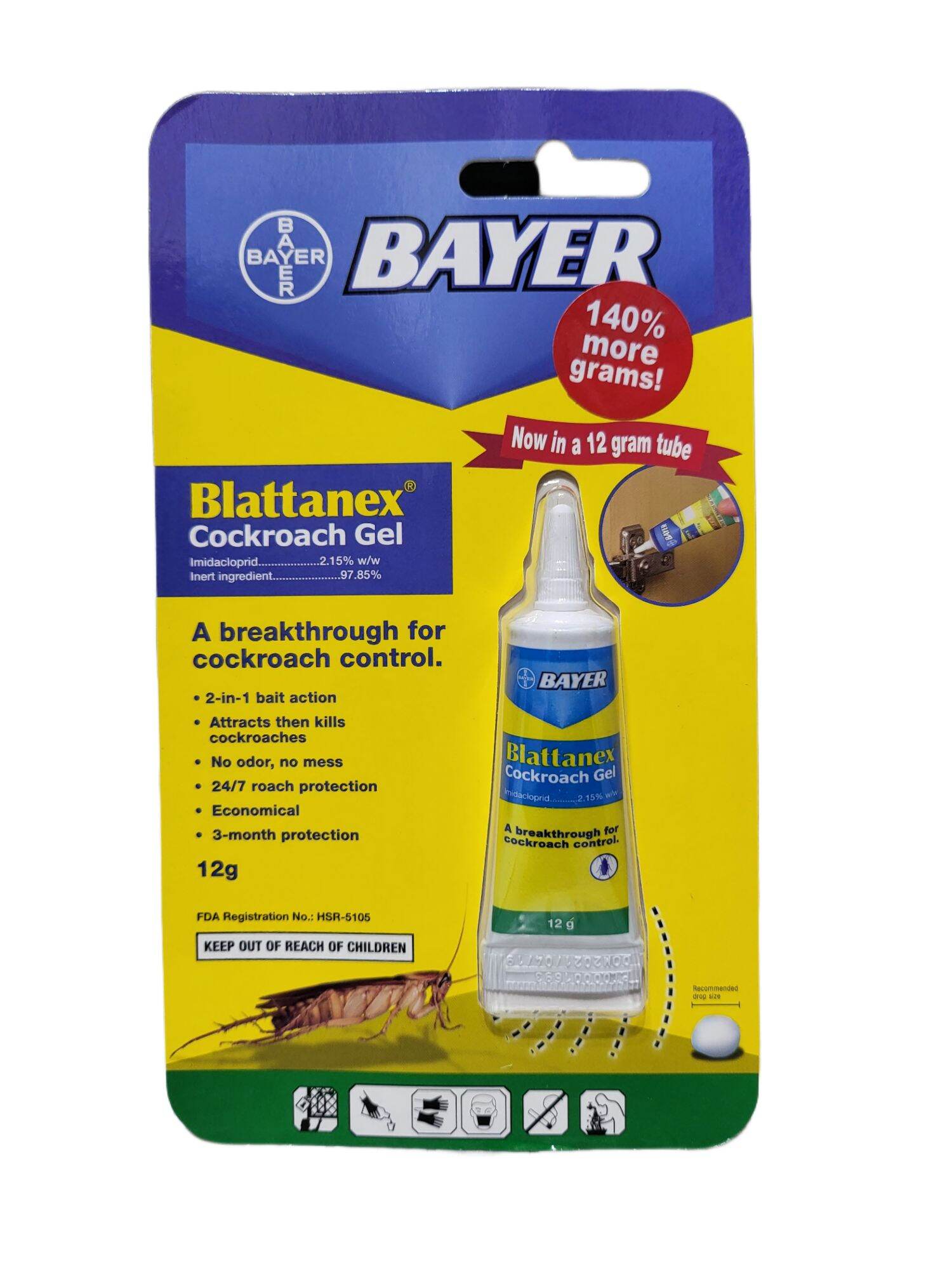 BAYER Blattanex Cockroach Gel 12g Lazada PH