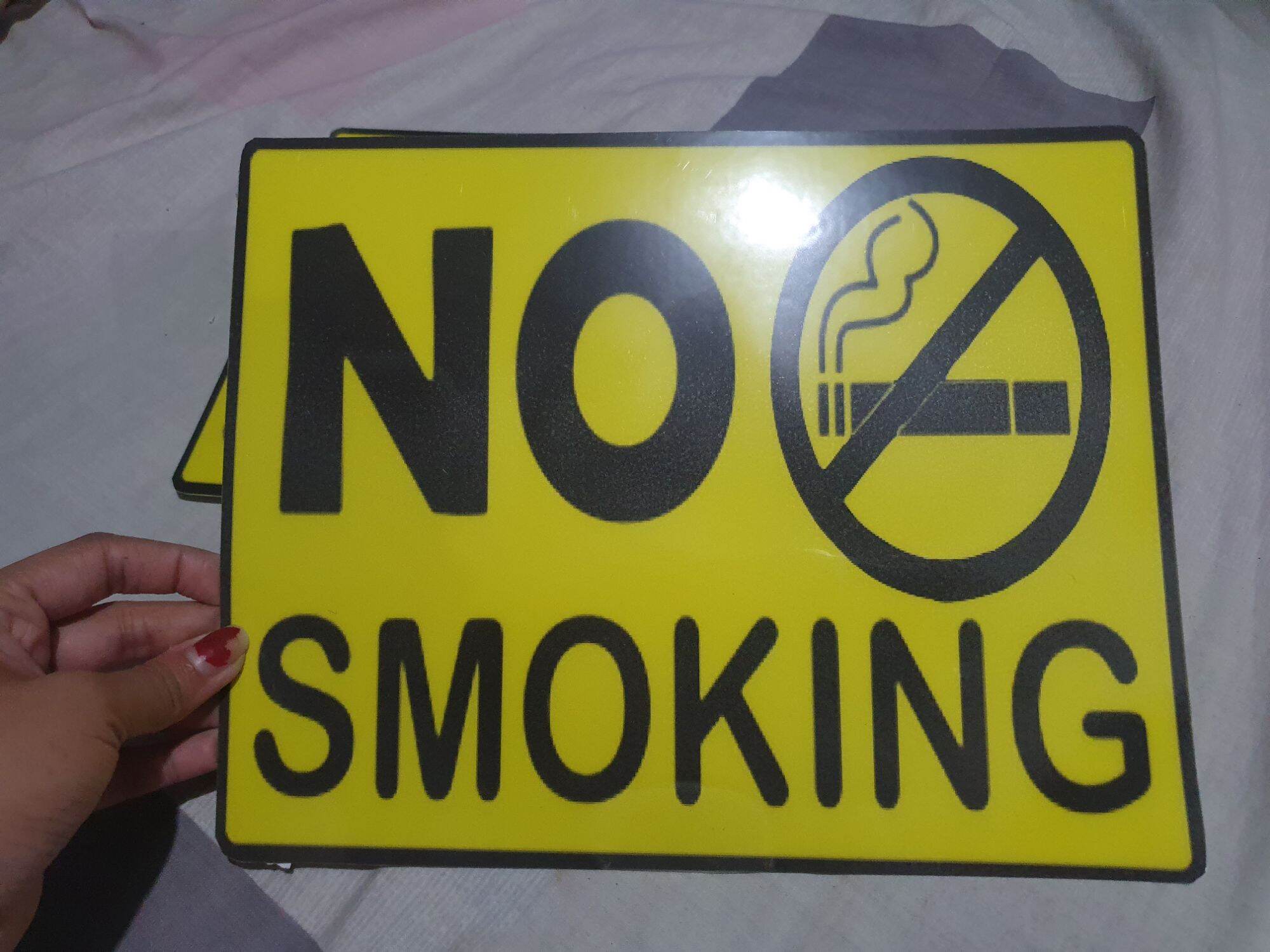 YELLOW NO SMOKING SIGNAGE Lazada PH yellow-no-smoking-signage-lazada-ph