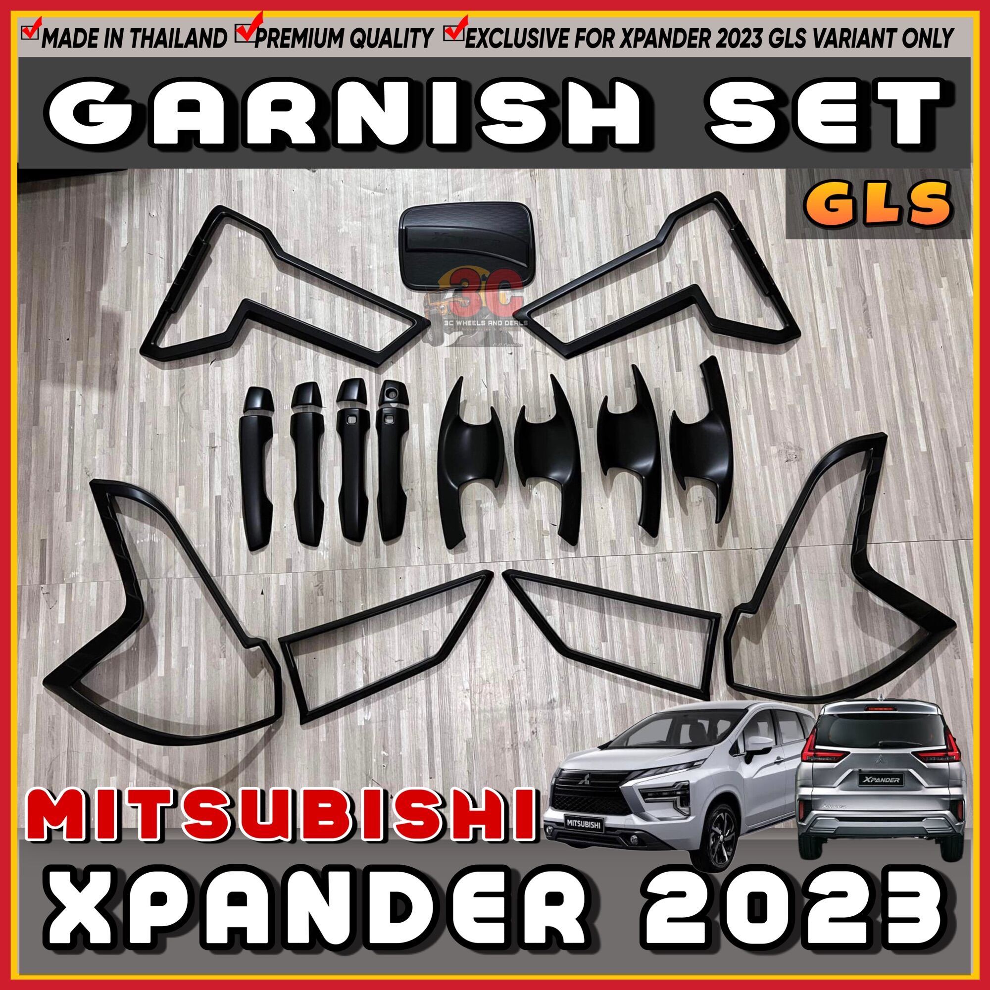 Mitsubishi XPANDER 2023 GLS garnish set matte black (xpander 2023
