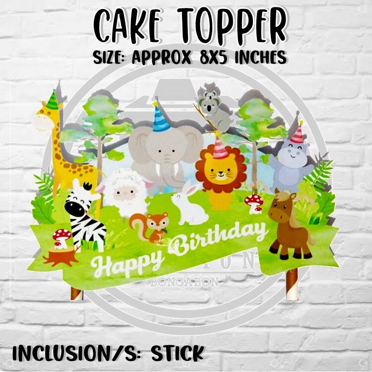 Safari theme cake topper | Lazada PH