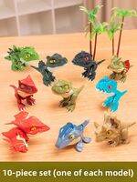 YUXI | Mini Realistic Dinosaur Bite Finger Toy Thumb-Sized Dinosaur Model