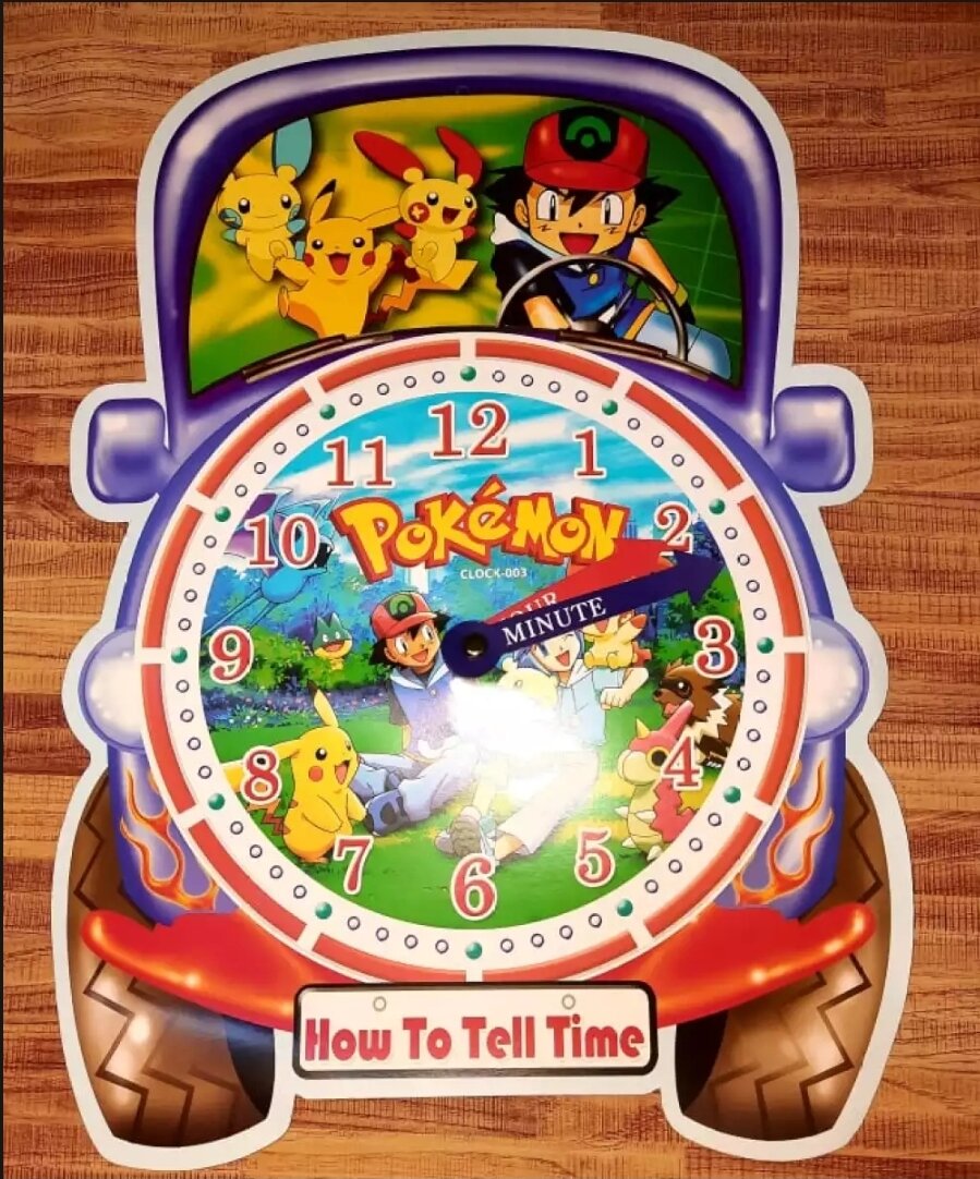 Paper Toy Clock For Kids ( Random Designs ). 