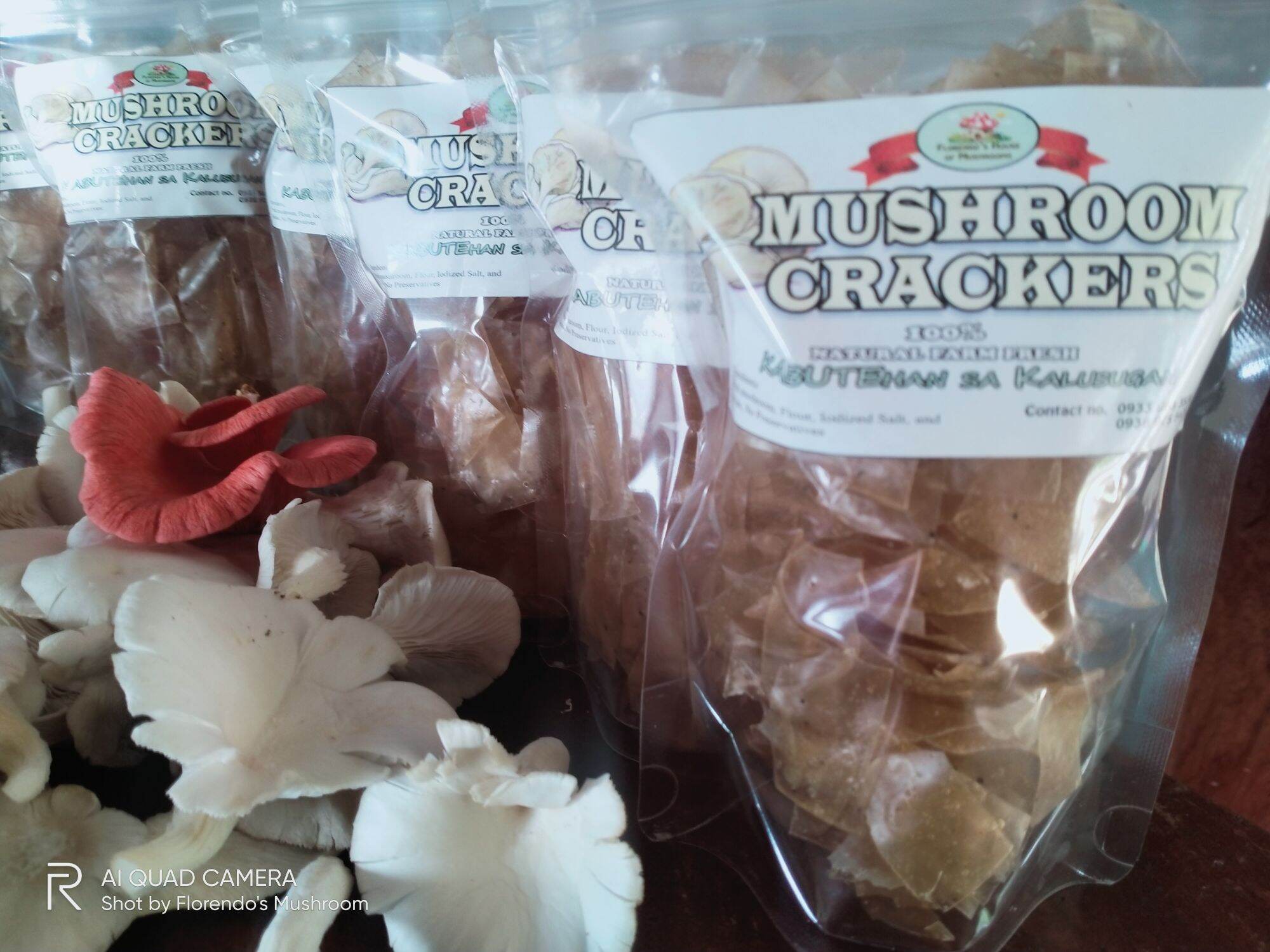3Packs of Mushroom Crackers Lazada PH
