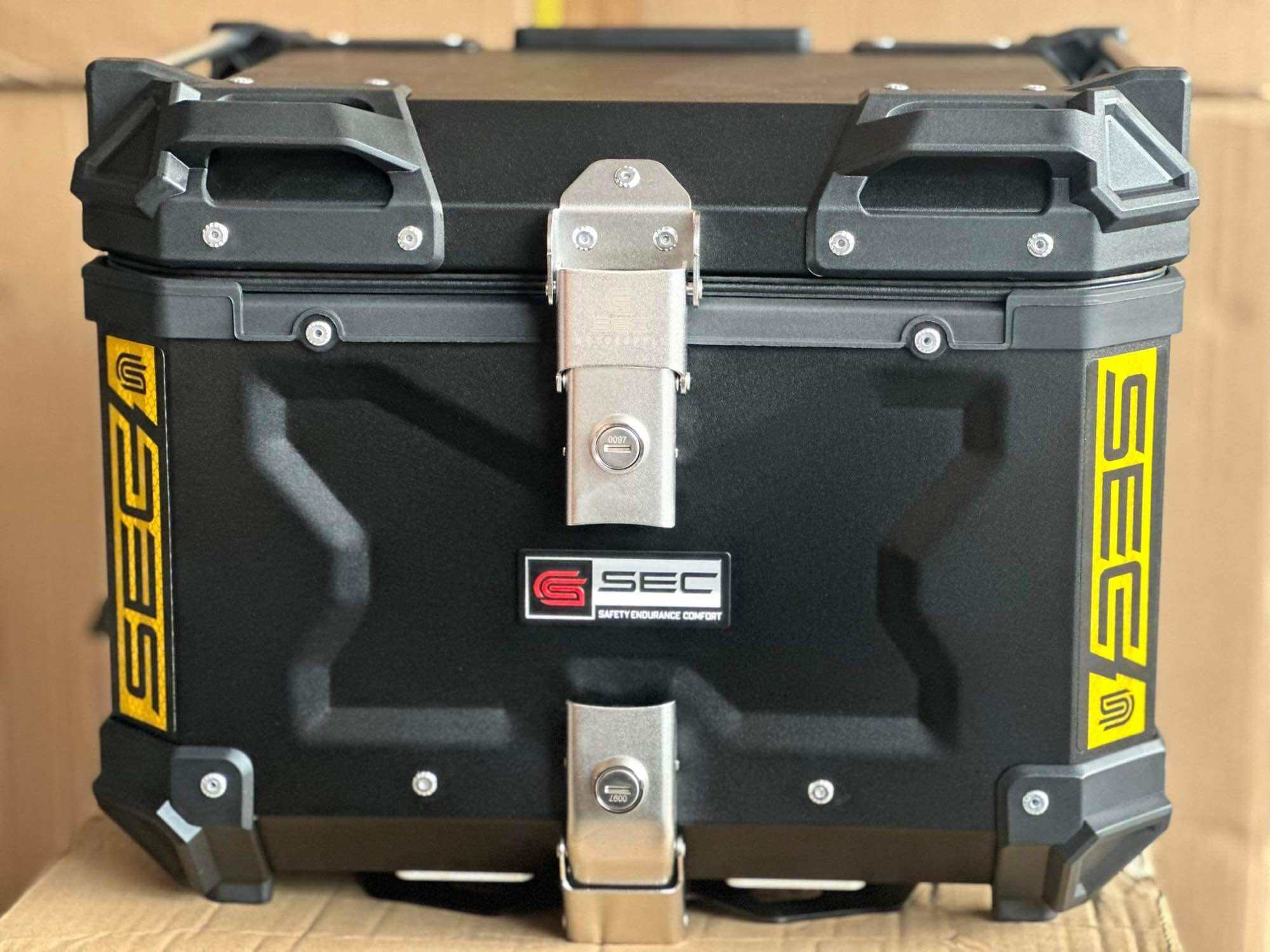 NEW DUHAN Rainbow Alloy Top Boxes (45L, 55L, & 65L) NO BACKREST 