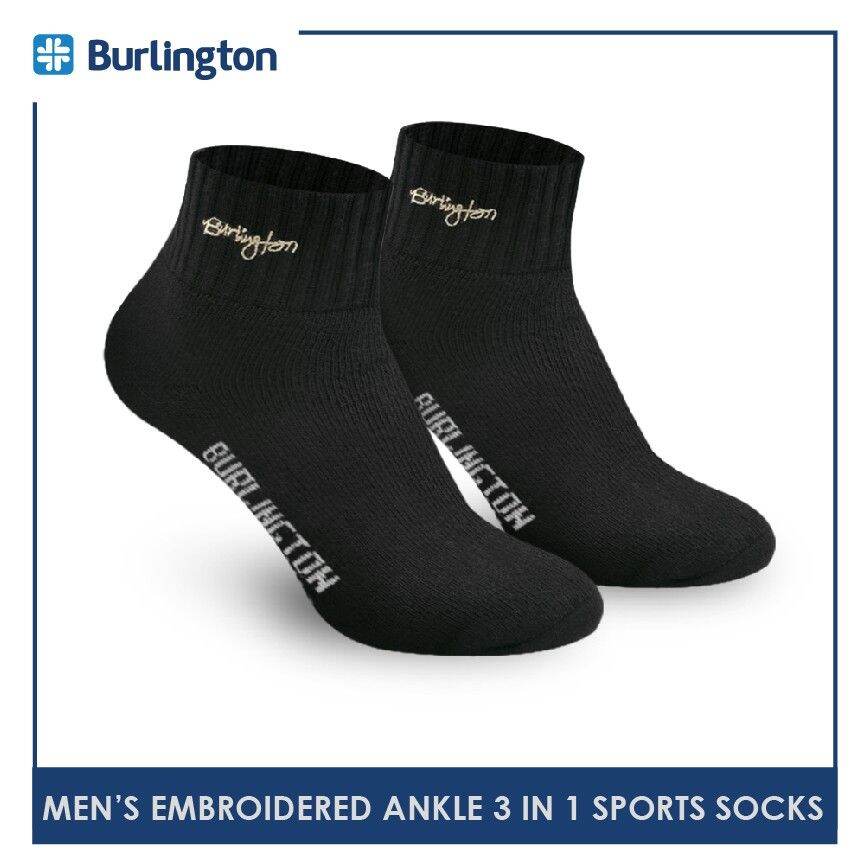 3 Pairs of Original Burlington Socks (Black)