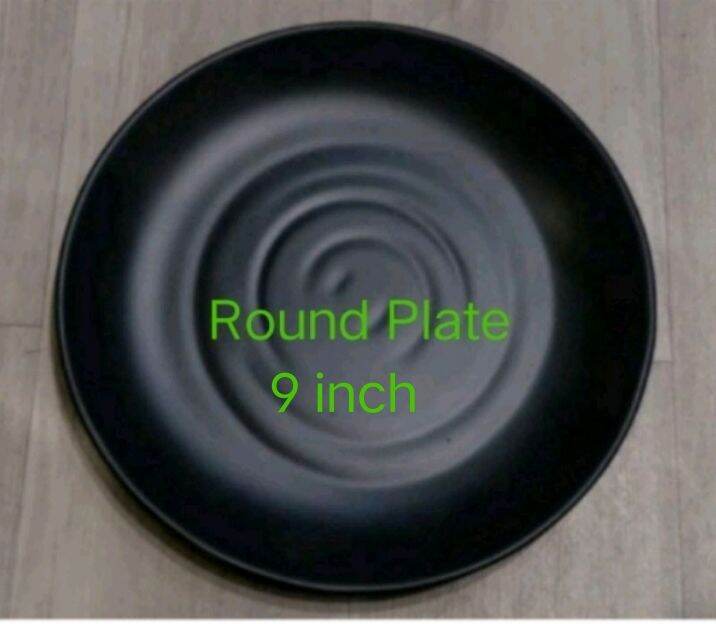 Melawares Matte Black Plates and Bowl Lazada PH