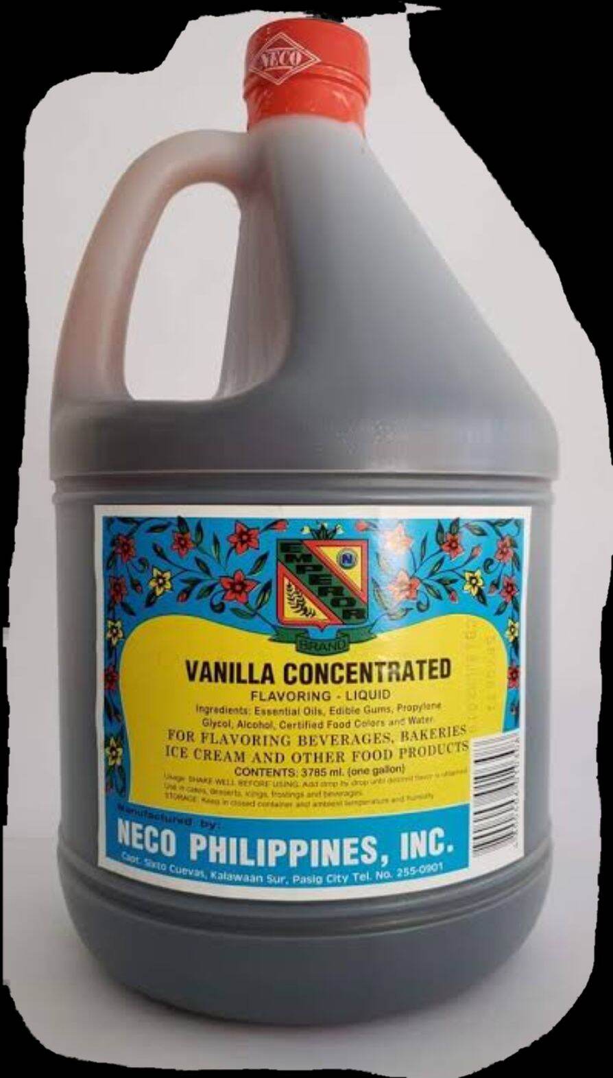 Neco Vanilla Concentrated flavoring liquid 1gallon Lazada PH