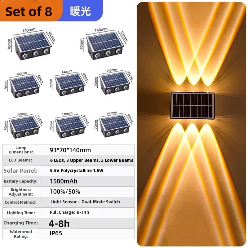 Solar Outdoor Wall Light