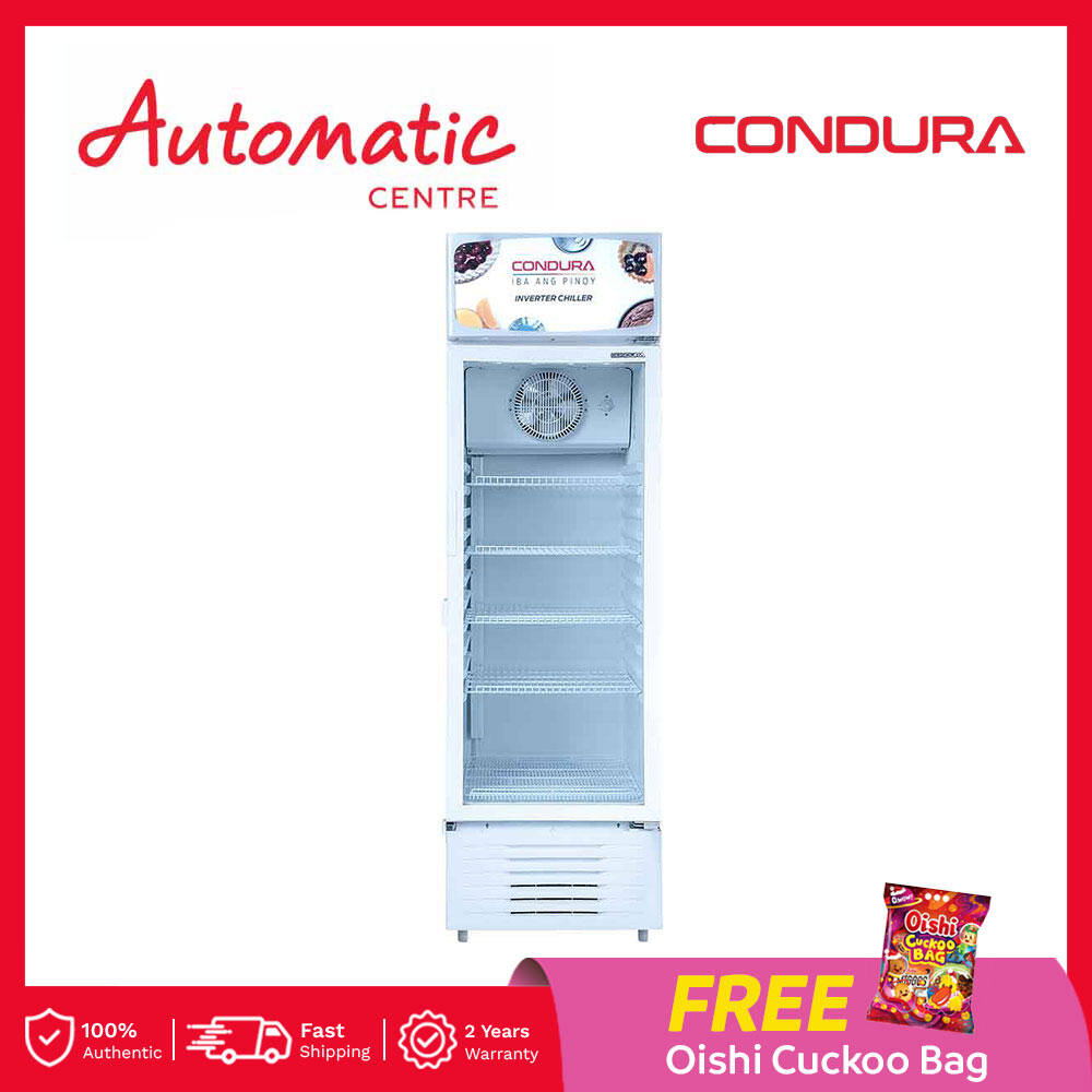 Condura 12 cu.ft Upright Chiller with Antimoist Glass Door