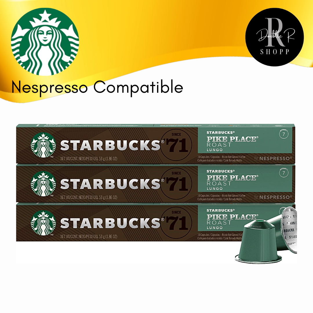Starbucks Nespresso Coffee Capsules - Pike Place (Lungo)