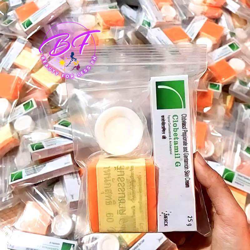 From Thailand! Klobetamil G Set highly effective Pekas, Melasma, Dark spots, Pimple remover set. Clobetamil G 7 days result.. 